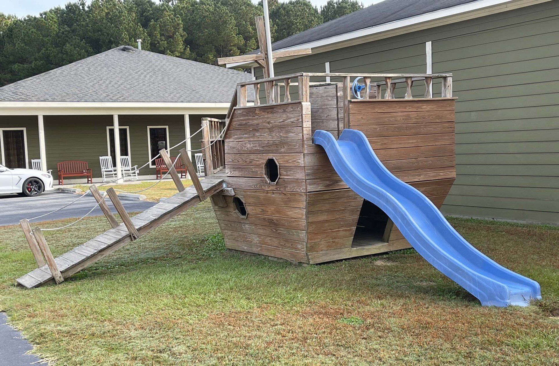 fun kids fort at the rv resort at carolina crossroads, roanoke rapids, nc