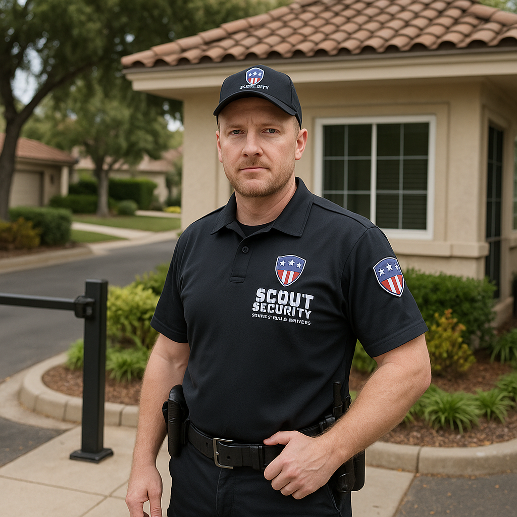 Residential Security - Scout Security Services. Residential community security services & private community guardhouse patrol for south florida and palm beach county florida, martin county gatehouse patrol, st lucie county security and guardhouse, hobe sound security for neighborhoods, security for HOA, 