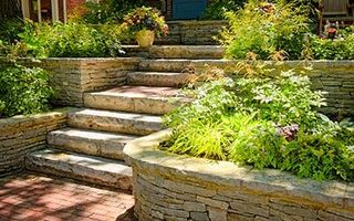 Natural stone landscaping - cleanup in Fairfield, PA