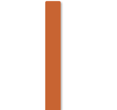 A long orange line on a white background.