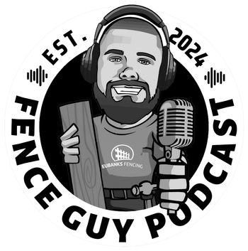 A man with a beard and headphones is holding a microphone and a piece of wood.