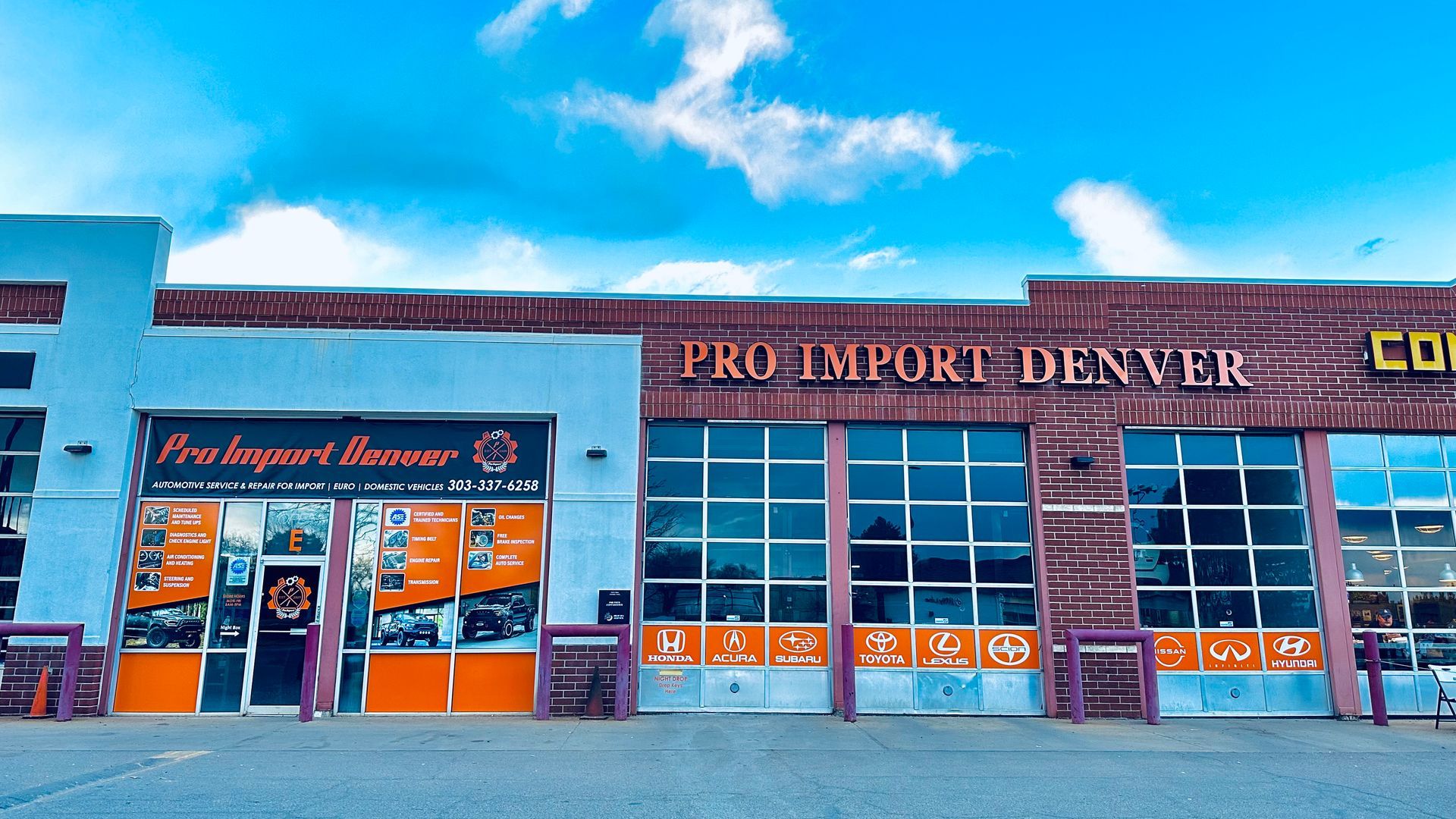 Front Shop | Pro Import Denver