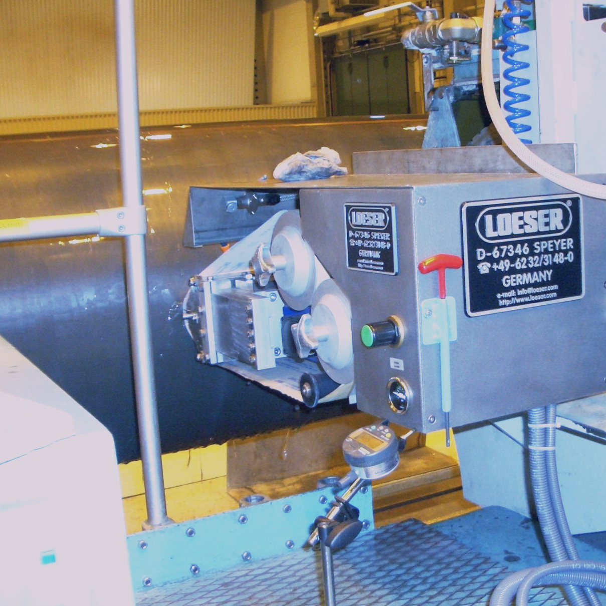 Superfinish Aufsatzgerät Microfinish Honen von Loeser Type SF 102