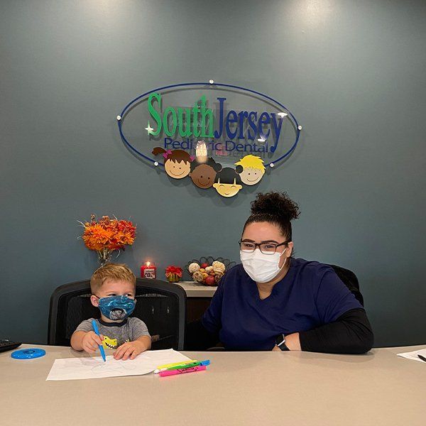 Staff with patient