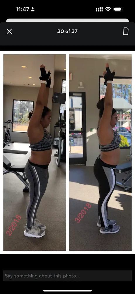 Side view of the body