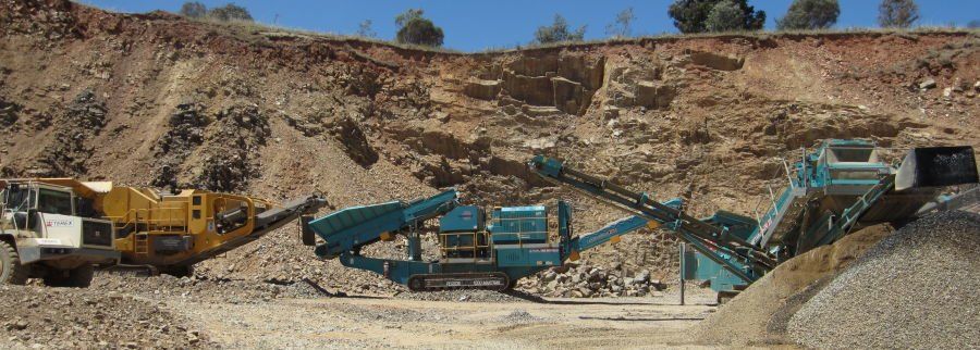 2 stage mobile crushing plant