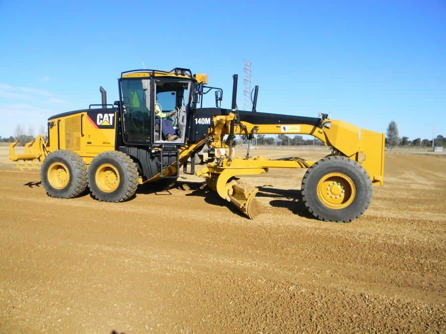 Grader with full GPS & laser guidance system