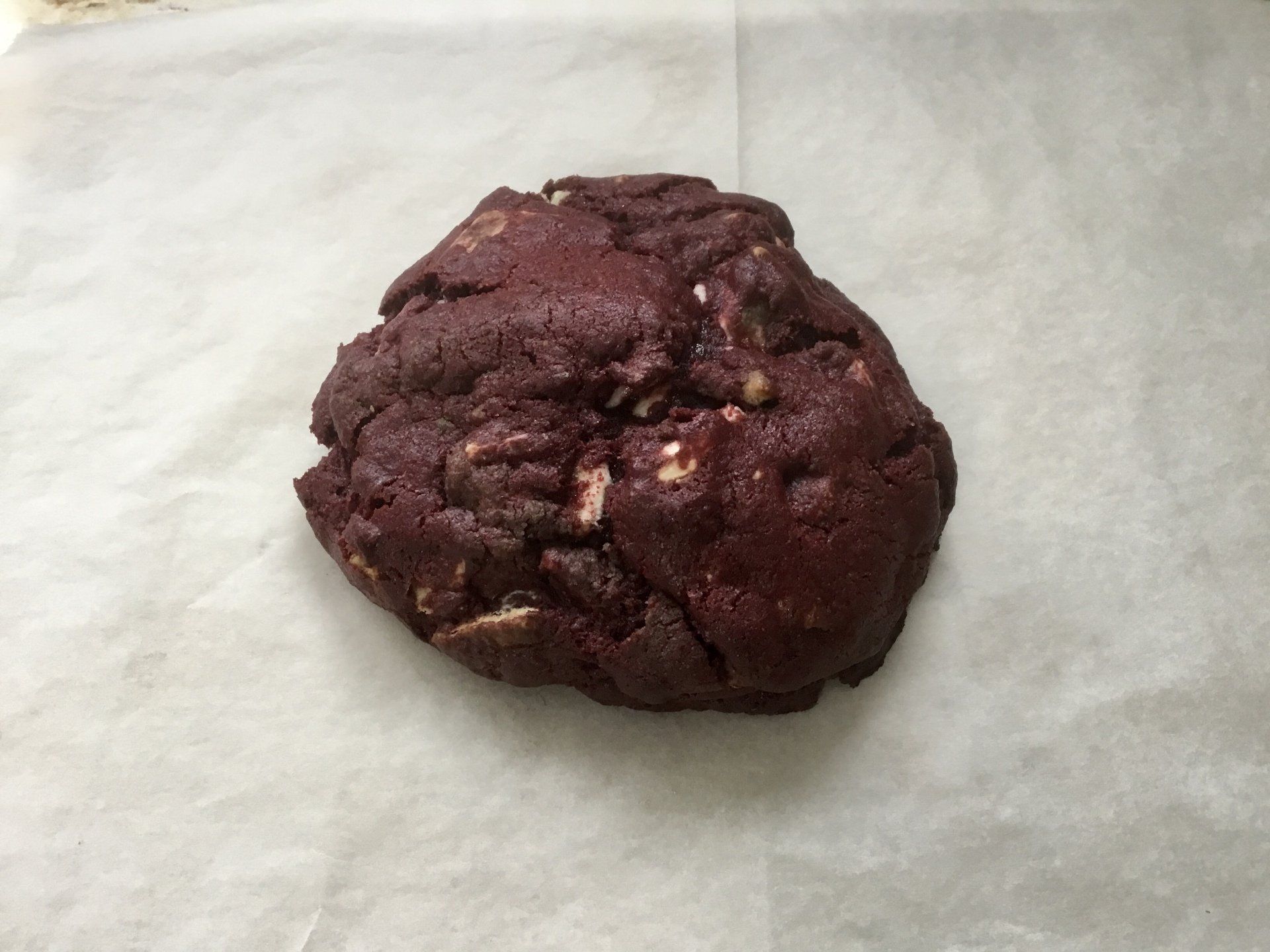 New York Style Red Velvet Cookies
