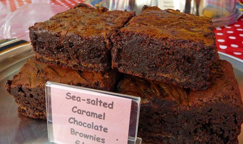 Belgian Chocolate Sea Salted Caramel Brownies