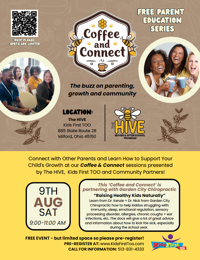 Flyer for a free parent education series called