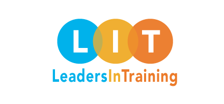 Logo for Leaders In Training, featuring