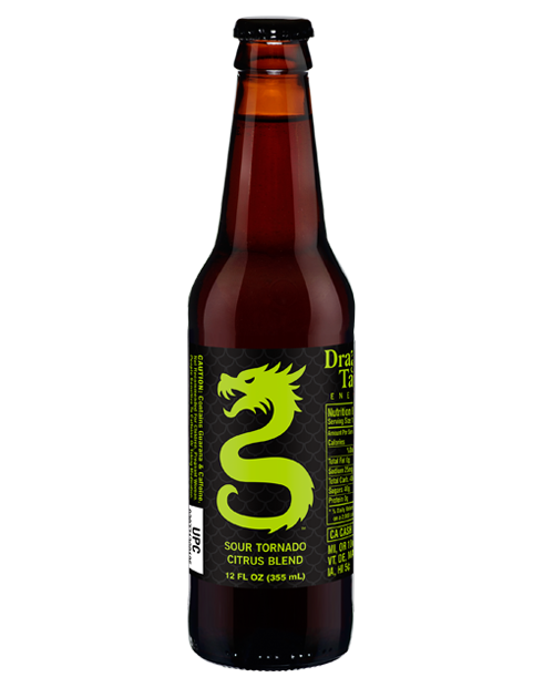 A bottle of beer with a dragon on the label