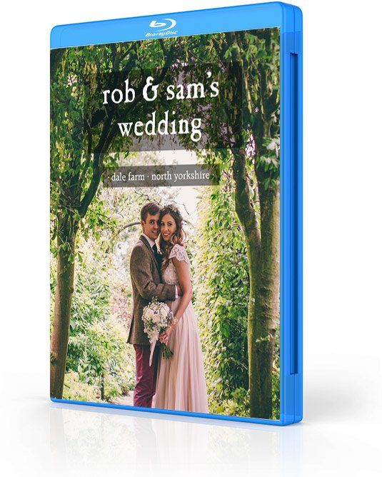Rob & Sam's Wedding Blu-Ray Cover