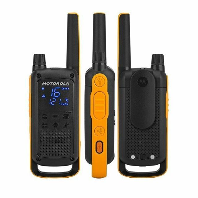 ricetrasmettitore Motorola con lato arancione