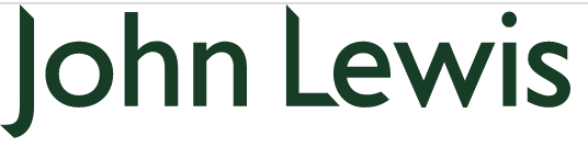 A john lewis logo is shown on a white background