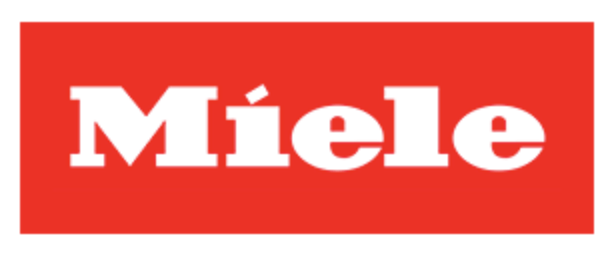 A red box with the word miele on it