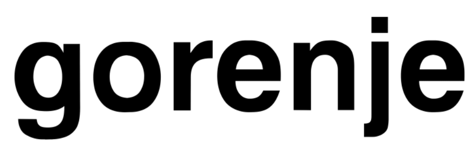 The word gorenje is written in black on a white background.