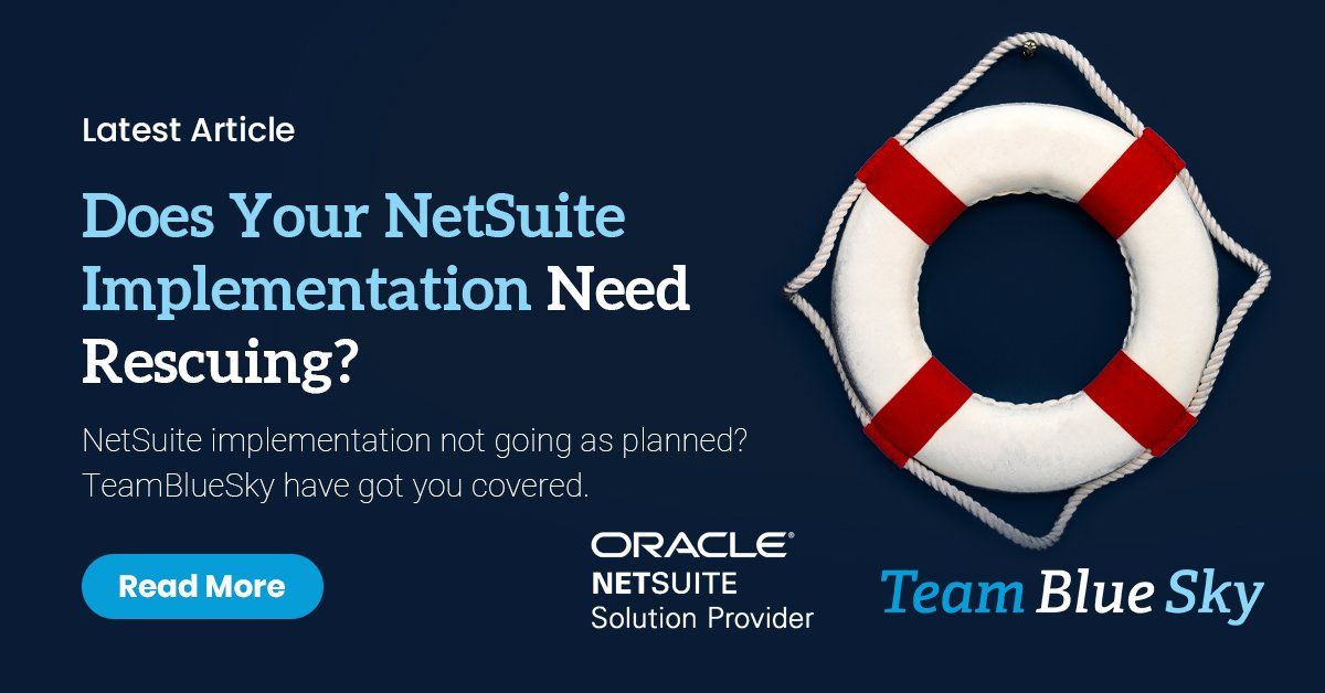 NetSuite Rescue Services | TeamBlueSky