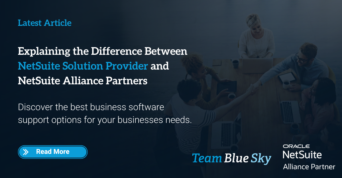 NetSuite Solution Partners