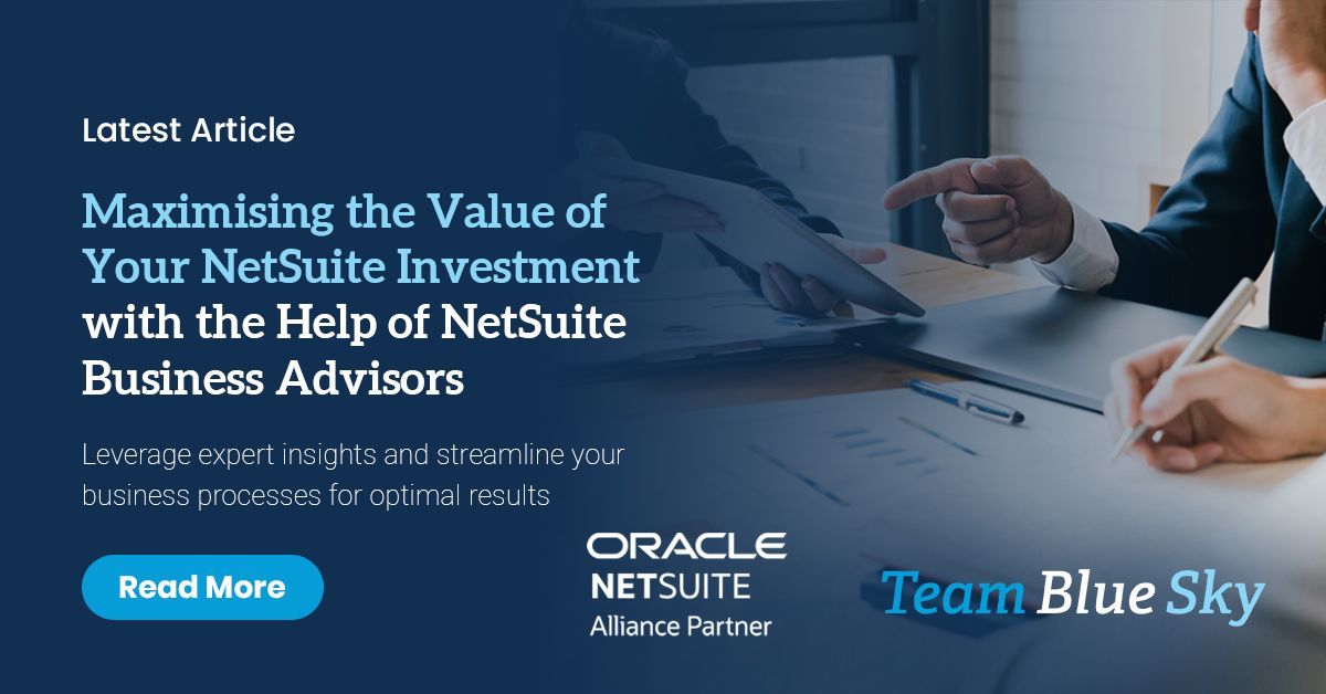 Benefits Of Working With NetSuite Business Advisors | TBS