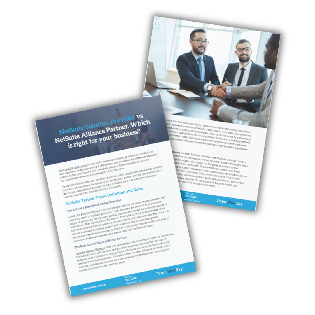 NetSuite Solution Provider