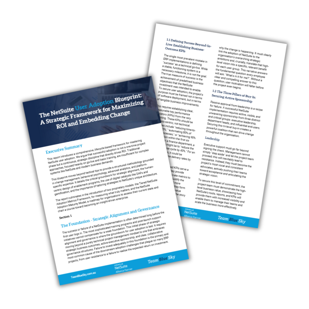 increase netsuite user adoption