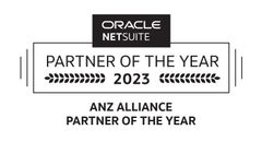 Oracle netsuite partner of the year 2023 anz alliance partner of the year