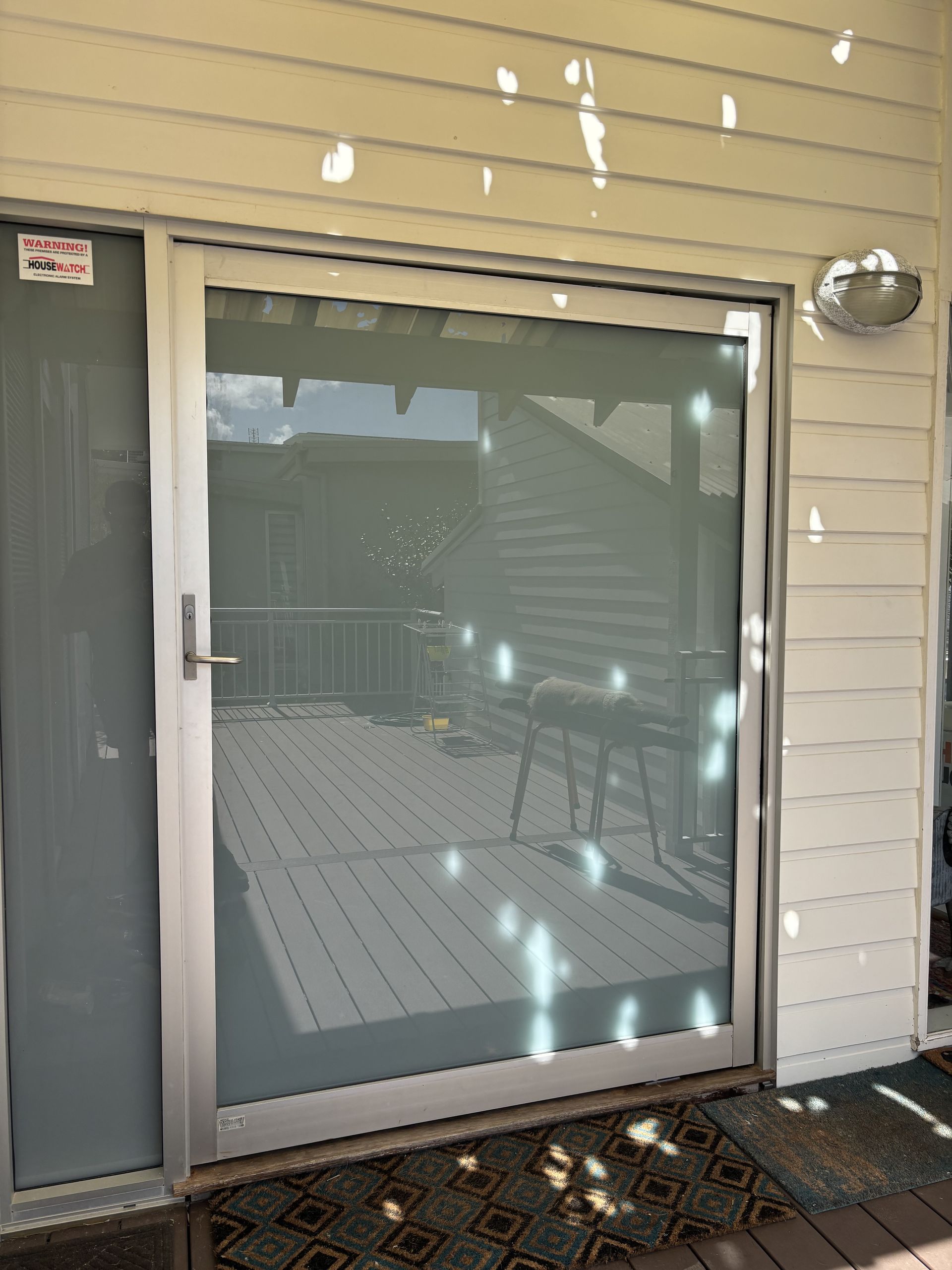 Sliding Glass Door With Screen — Fix-A-Door in Raymond Terrace, NSW