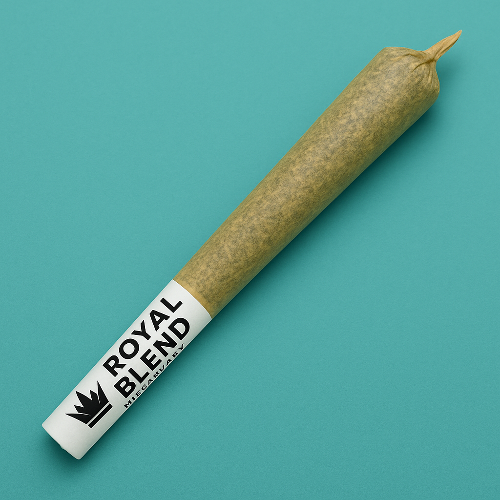 A group of cigarettes are sitting on top of a wooden tray.