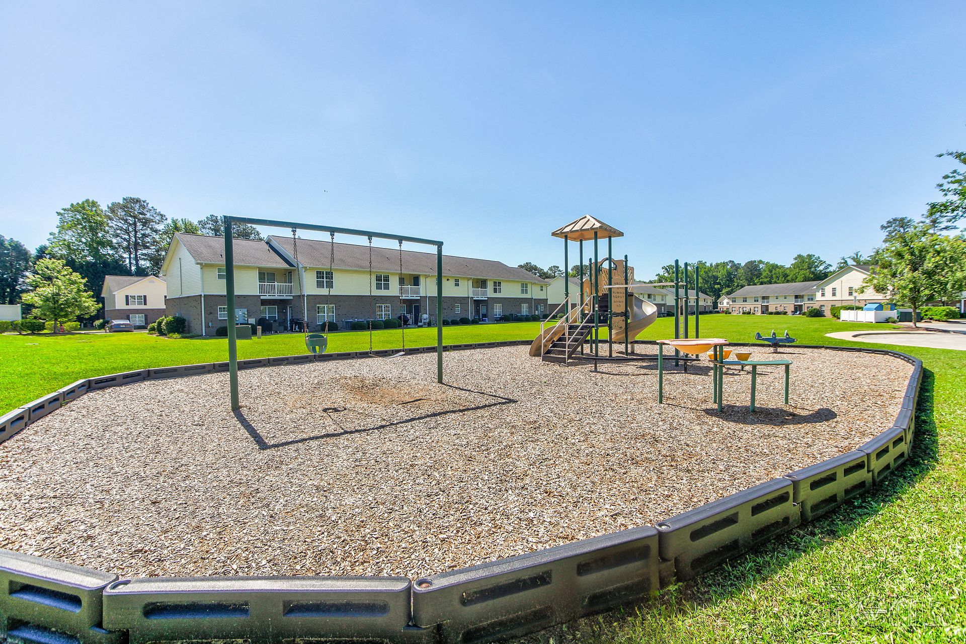 Meridian Park Playground Swings, Slides, and other