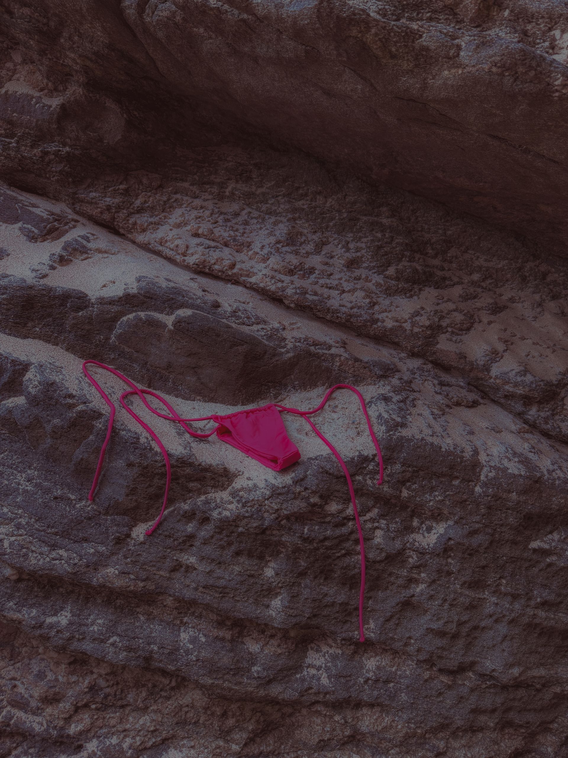 Calcinha Biquíni Cortininha Vermelha com Proteção UV50+ | Lasuti Biquini