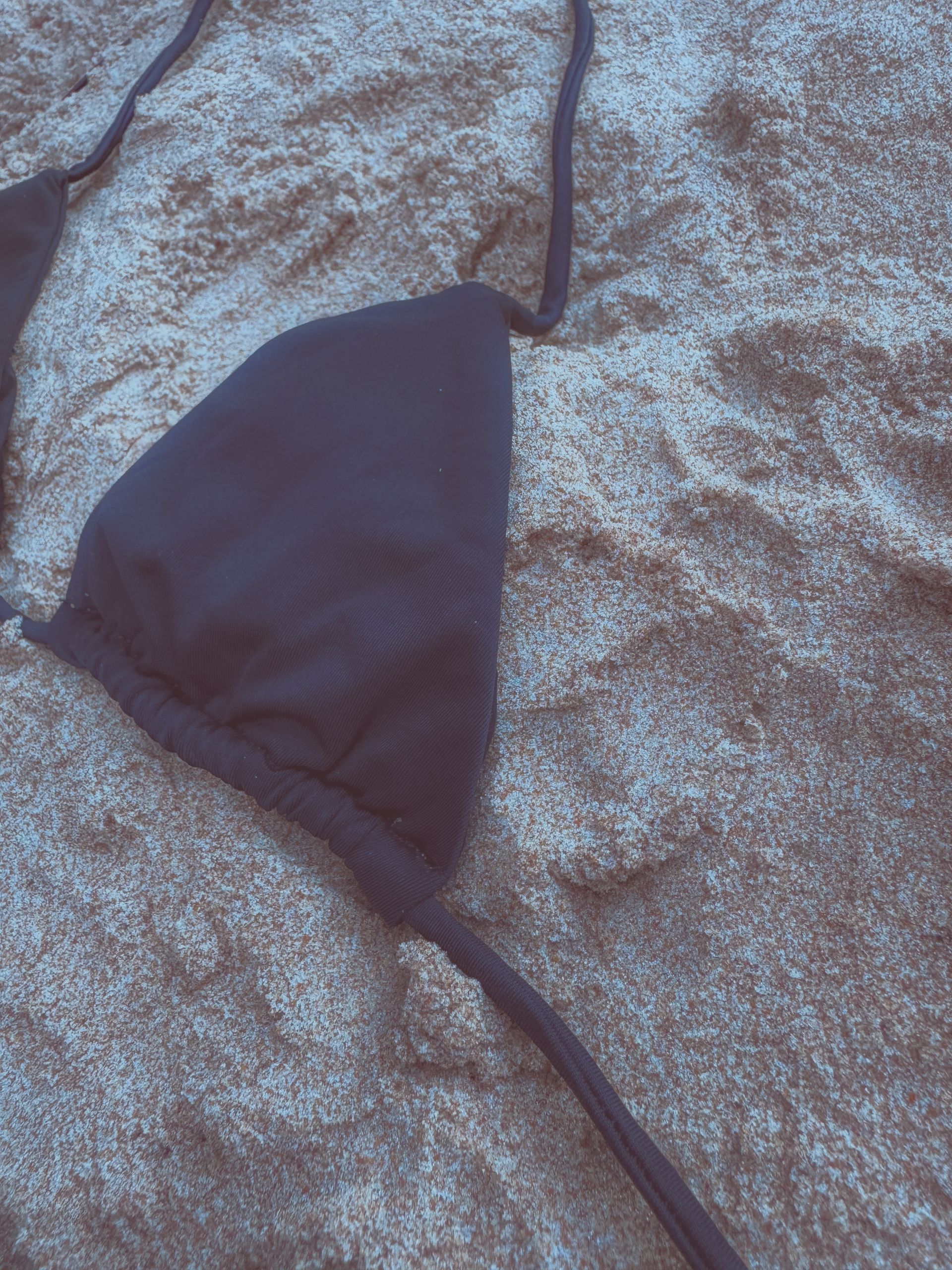 Top Biquíni Cortininha Preto com Proteção UV50+ | Biquini Preto