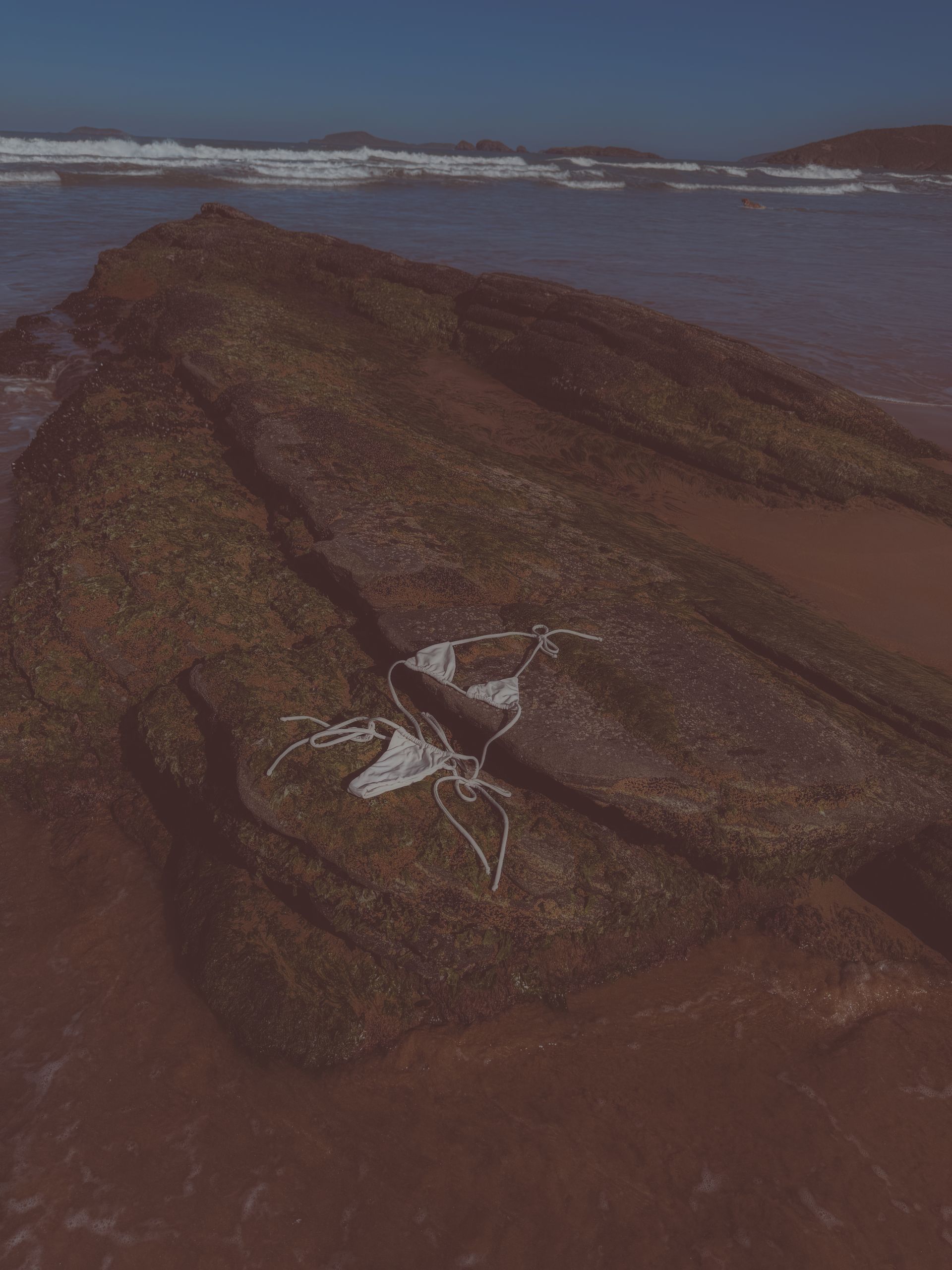 Calcinha Biquíni Cortininha Off White UV50+ | Lasuti Biquini