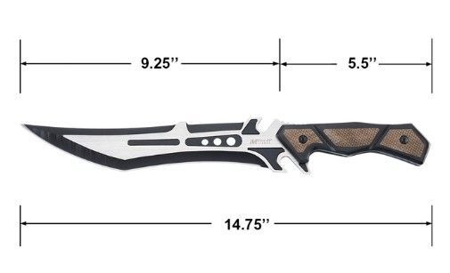 MTech USA - Fixed Blade Knife - MT-FIX003BK