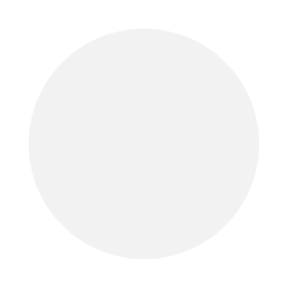 White circle on a white background.