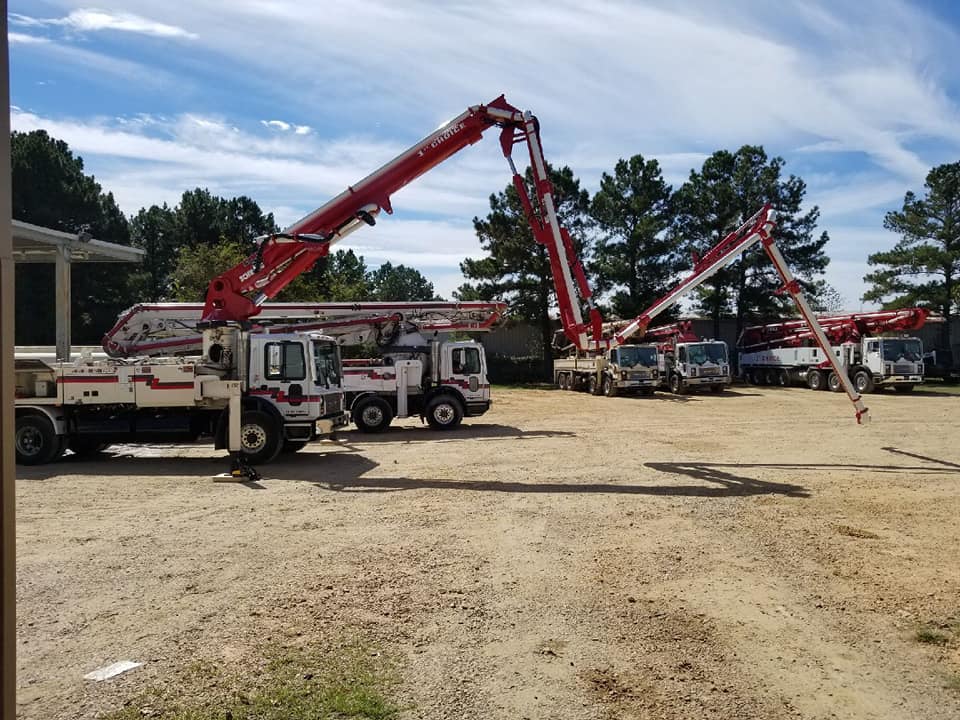 Five Concrete Pump Trucks — Byram, MS — 1st Choice Concrete Pumping