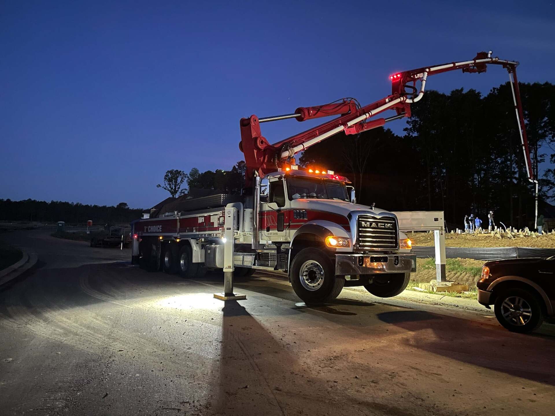 Concrete Pump Truck — Byram, MS — 1st Choice Concrete Pumping