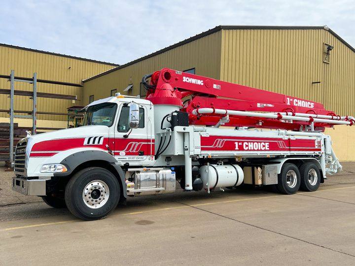 Concrete Pump on Action — Byram, MS — 1st Choice Concrete Pumping