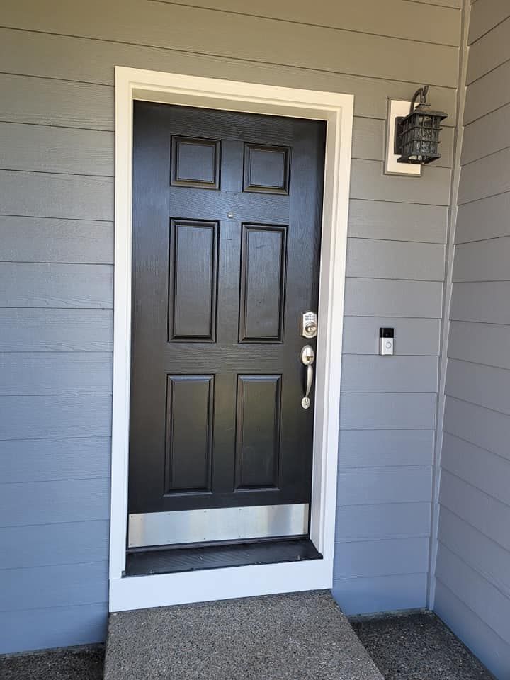 Installed Door — Portland, OR — A-Team Construction Remodeling and Roofing LLC