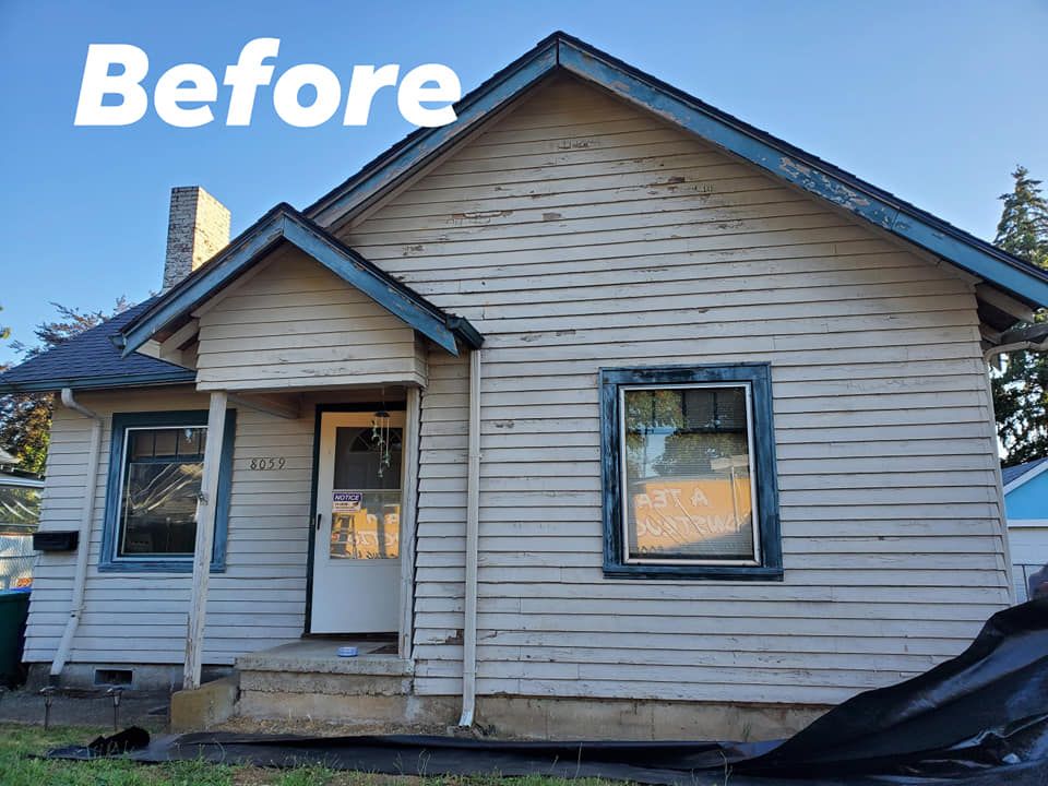 Before Exterior Painting — Portland, OR — A-Team Construction Remodeling and Roofing LLC
