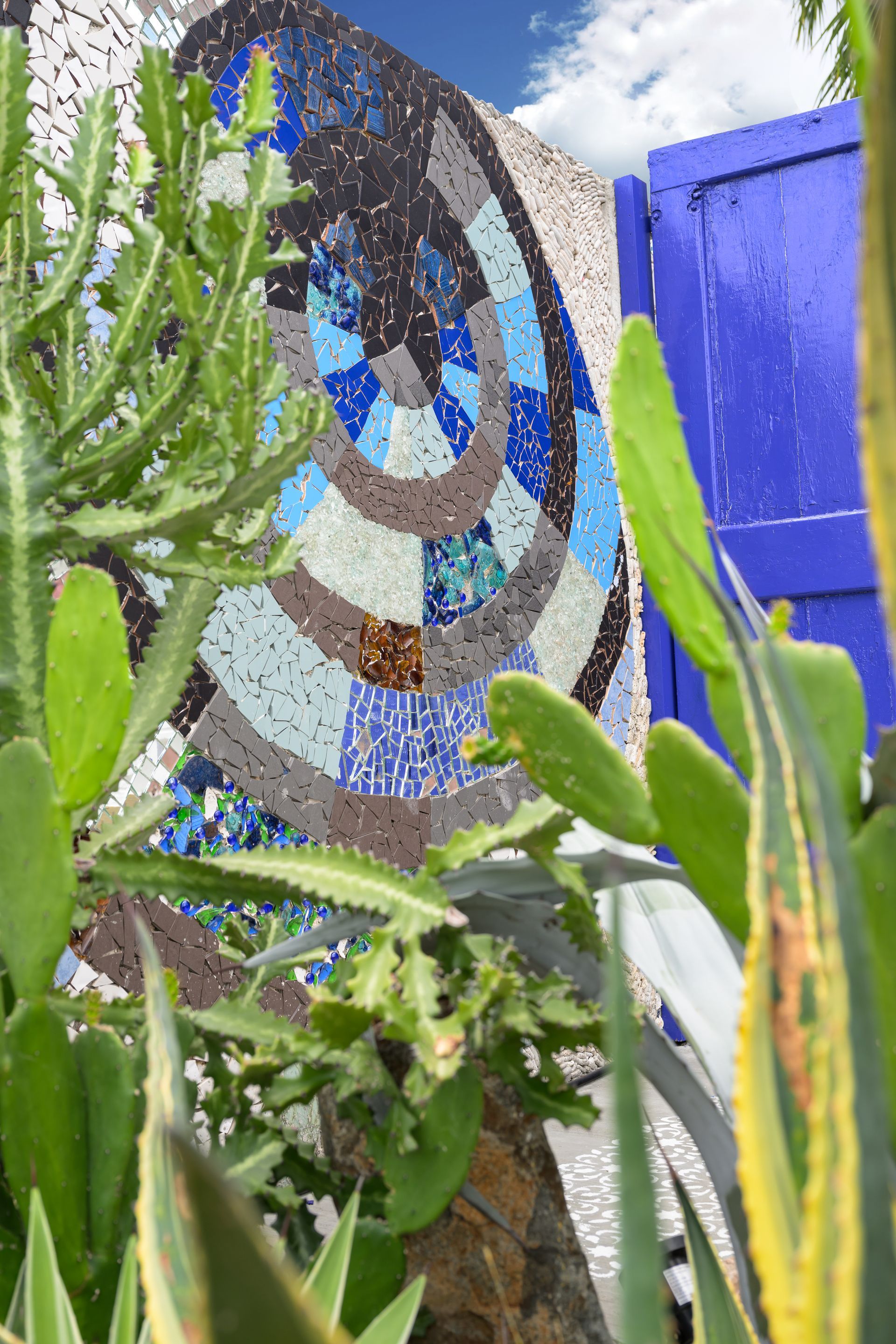 Aerial view of the outdoor area