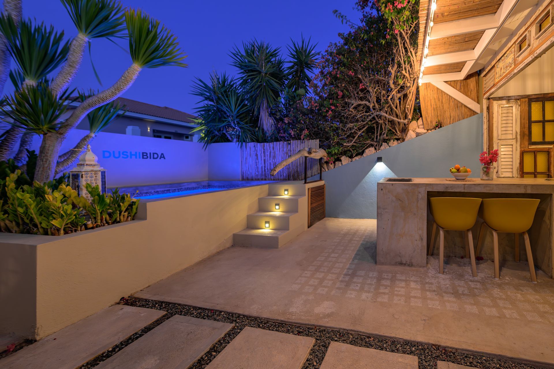 Tukas.221 small pool at night