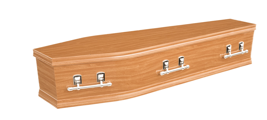 Light Wood Casket — Our Gold Coast Funeral Products in Gold Coast, QLD