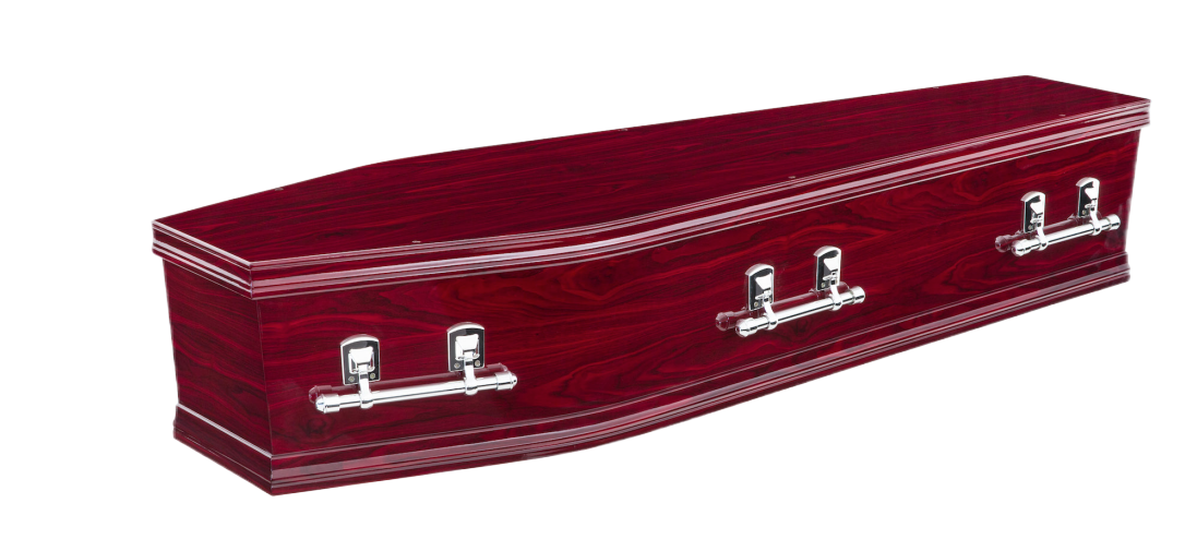 Rose Wood Coffin — Our Gold Coast Funeral Products in Gold Coast, QLD