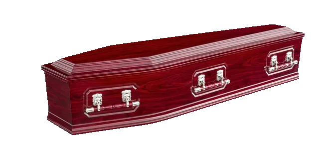 Red Davidson Woodgrain Pattern Veneer — Our Gold Coast Funeral Products in Gold Coast, QLD