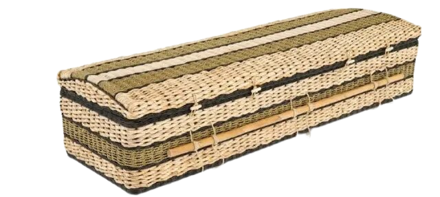 Banana Leaf Woven Coffin — Our Gold Coast Funeral Products in Gold Coast, QLD