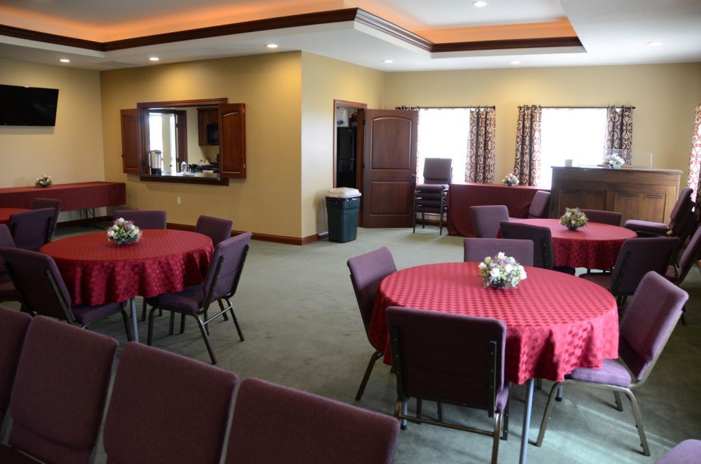 McGuire & Davies Funeral Home and Crematory Table Seating