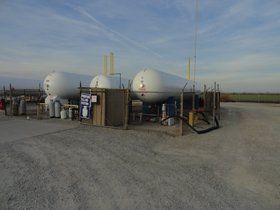 Redigas truck containing cylinder container — McPherson, Kansas — Redigas Inc.