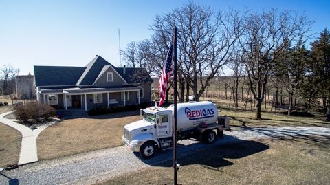 White truck — McPherson, Kansas — Redigas Inc.