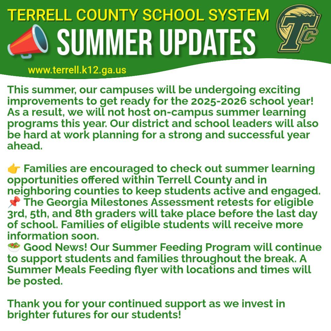 Summer Updates